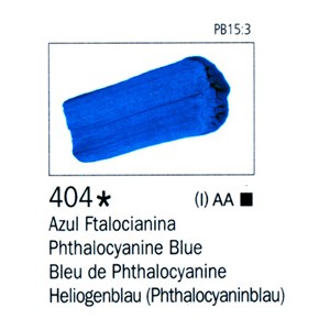 ARTIST 404 60 ML. Azul Ftalocianina