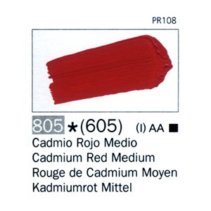 ARTIST 605 60 ML. Cadmio Rojo Medio