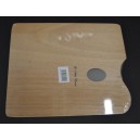 PALETA RECTANGULAR BARNIZADA 30x25