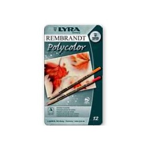 LYRA REMBRANDT POLYCOLOR  caja metal 12