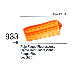 FLUO STUDIO 933-200ML. ROJO FUEGO