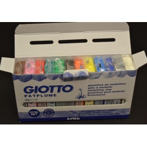 GIOTTO PATPLUME 12x150grs COLORES SURTIDOS