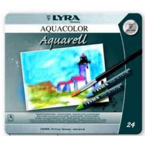 LYRA AQUACOLOR caja metal 24