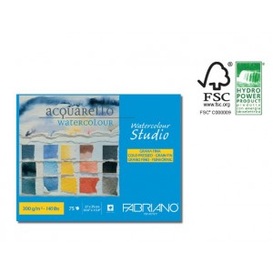 BLOC AQUARELLO 27x35 75H 300GR