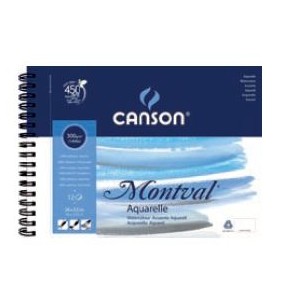BLOC MONTVAL 300G CANSON ® 135X210 12H 