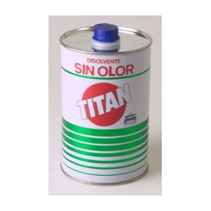 Disolvente sin olor Titan 1L.